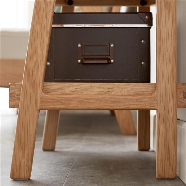 Solid Oak Wood Ladder Shelf