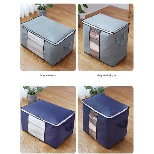 2-Pack Large Storage Bags With  Reinforced Handles