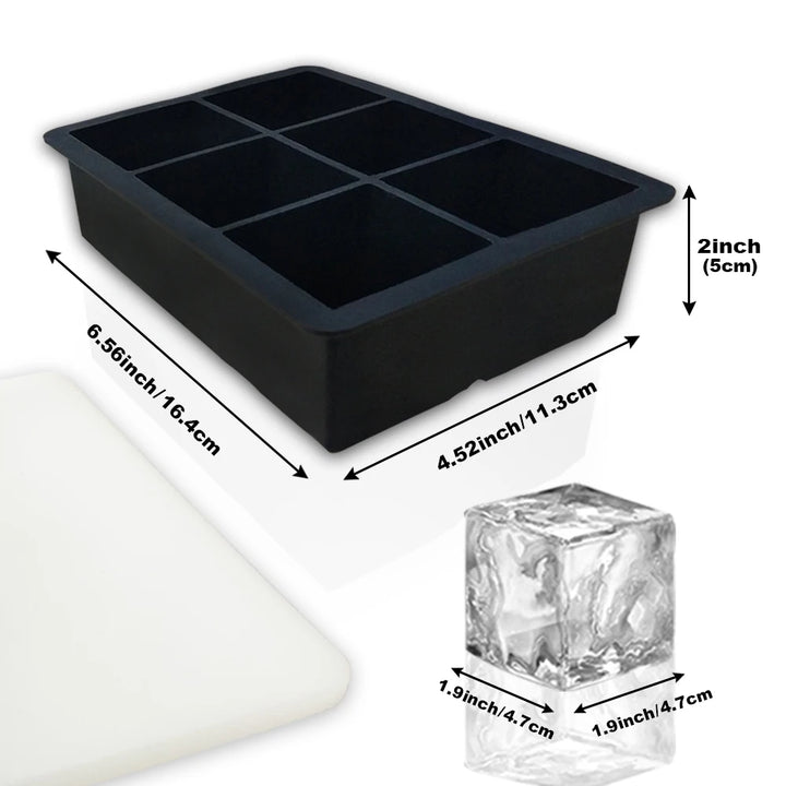 Big Ice Tray Mold with lid