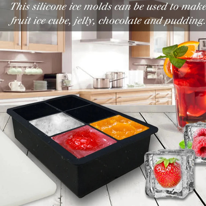 Big Ice Tray Mold with lid