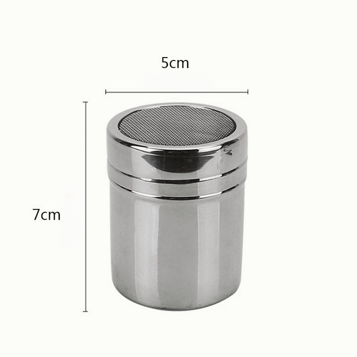 Cocoa Shaker & Stencil Set – Barista Finish at Home