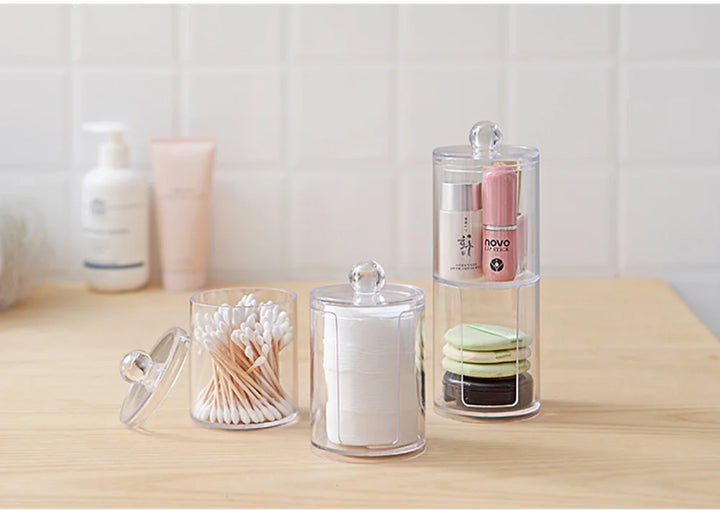 Acrylic  Cotton Pads organizer