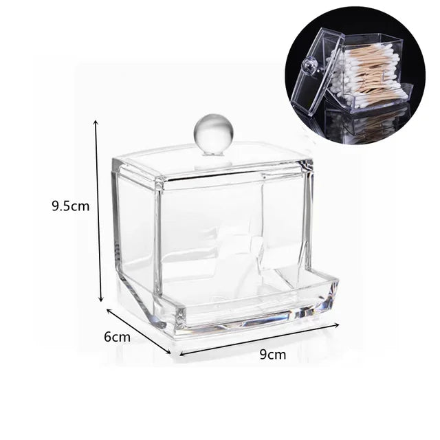Acrylic  Cotton Pads organizer