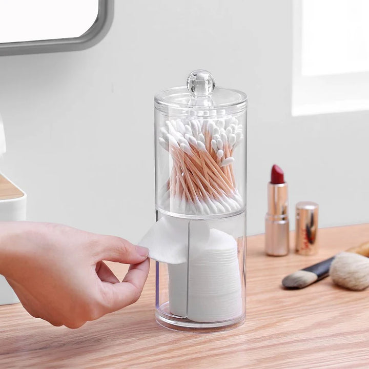 Acrylic  Cotton Pads organizer