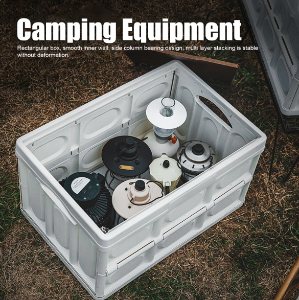 Outdoor storage folding box