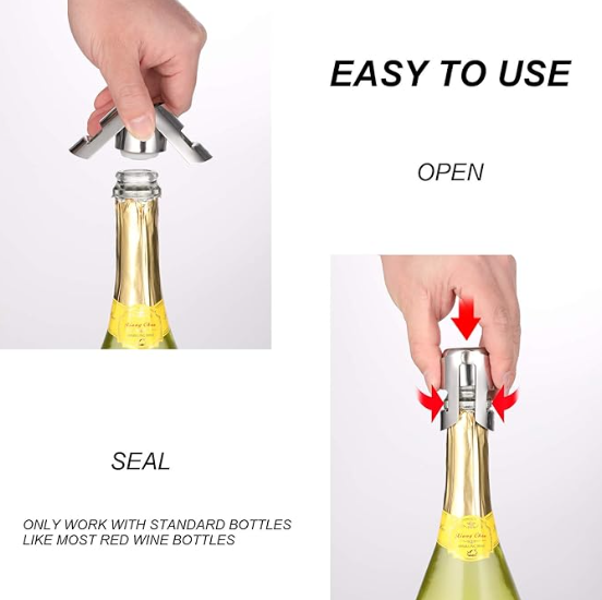 Premium Champagne & Wine Bottle Stopper
