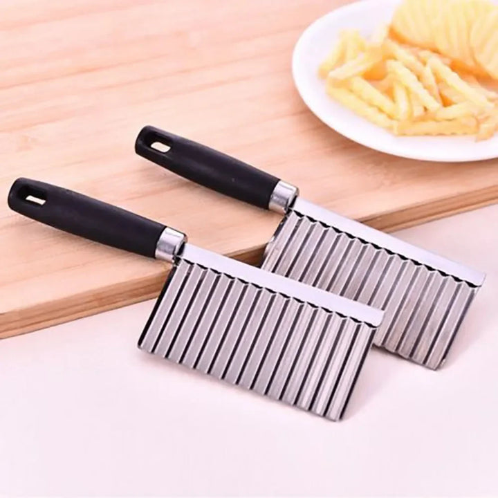 Crinkle Cut Knife – Wavy Stainless Steel Blade