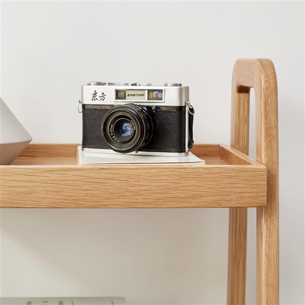 Solid Oak Wood Ladder Shelf