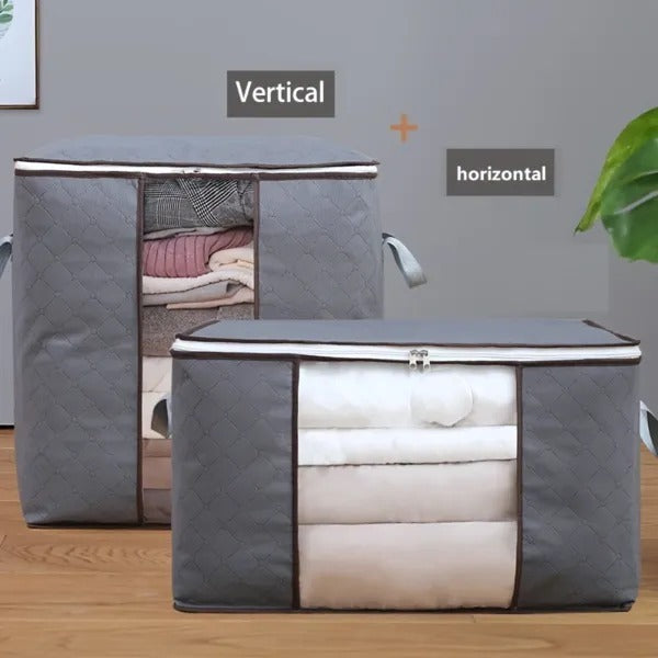 2-Pack Large Storage Bags With  Reinforced Handles